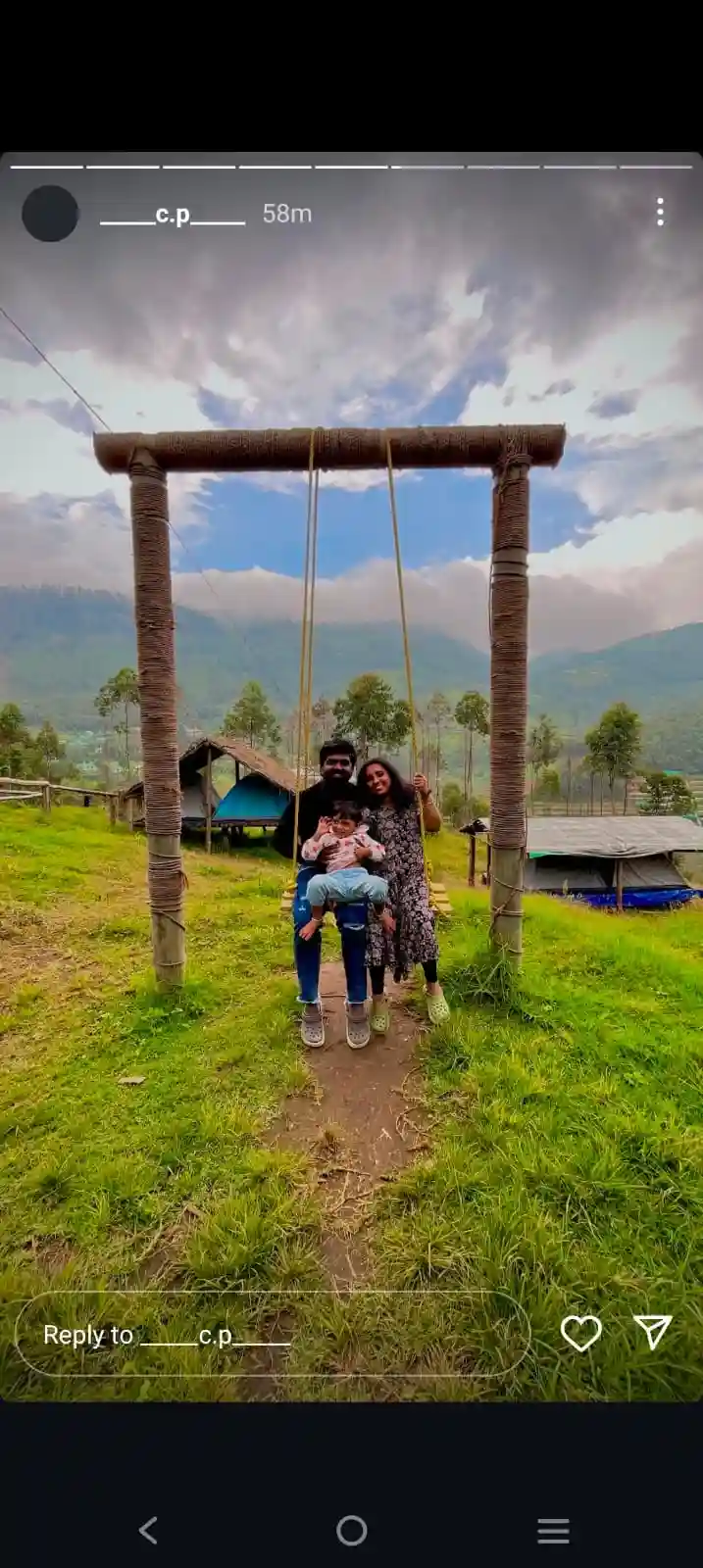 Group tent stay Vattavada campfire