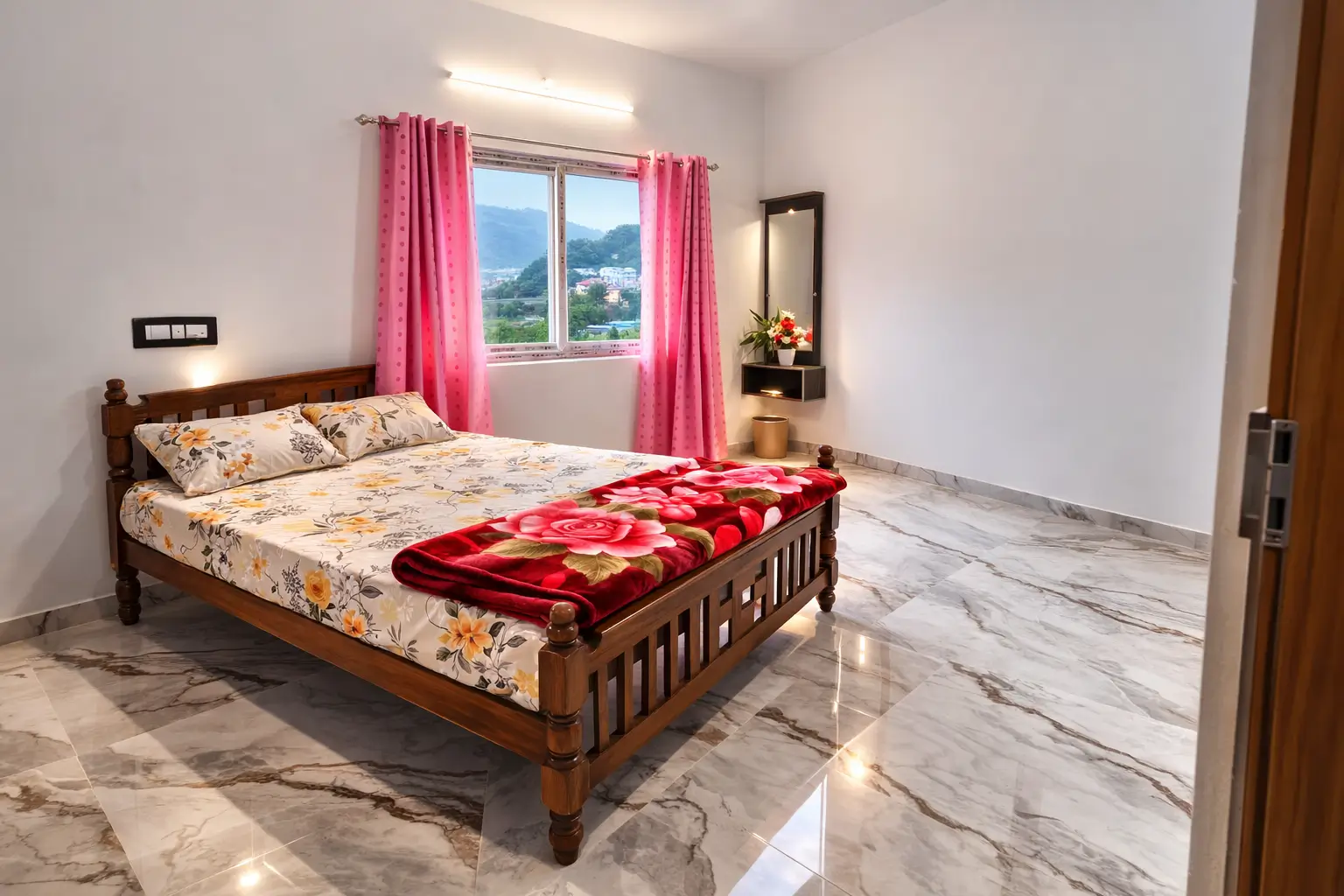 Vattavada homestay bedroom near Munnar