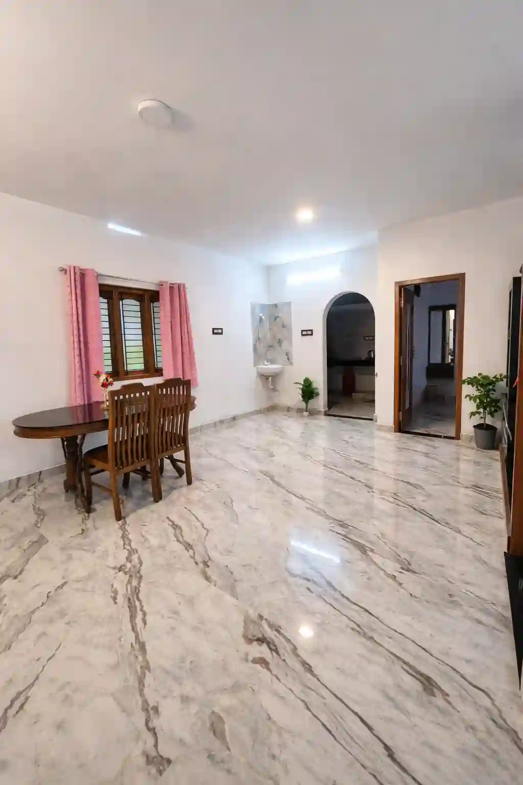 Vattavada homestay hall interior